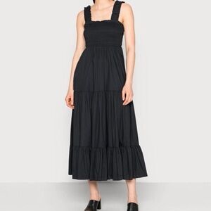 Elegant Black Sleeveless Maxi Dress
